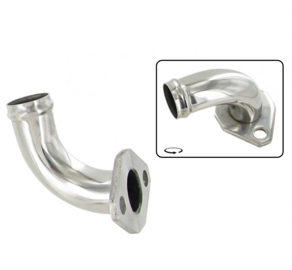Water-flange-for-cooling-system--stainless-steel-VW-Bus-T3-025121171